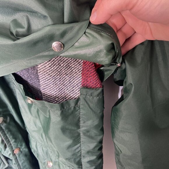 Thermo King Vintage Men M Hunting Jacket Plaid Wool Lined Nylon Shell - Picture 7 of 13